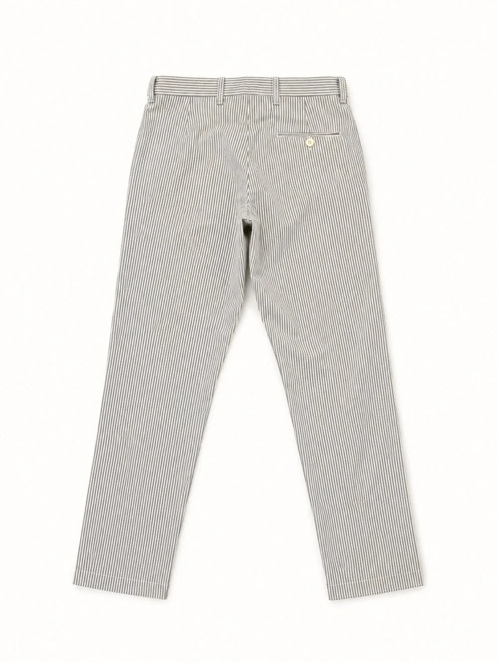 Lauren Ralph Lauren Seersucker Pants 16R Boys Ivory Blue Stripe Cotton Preppy